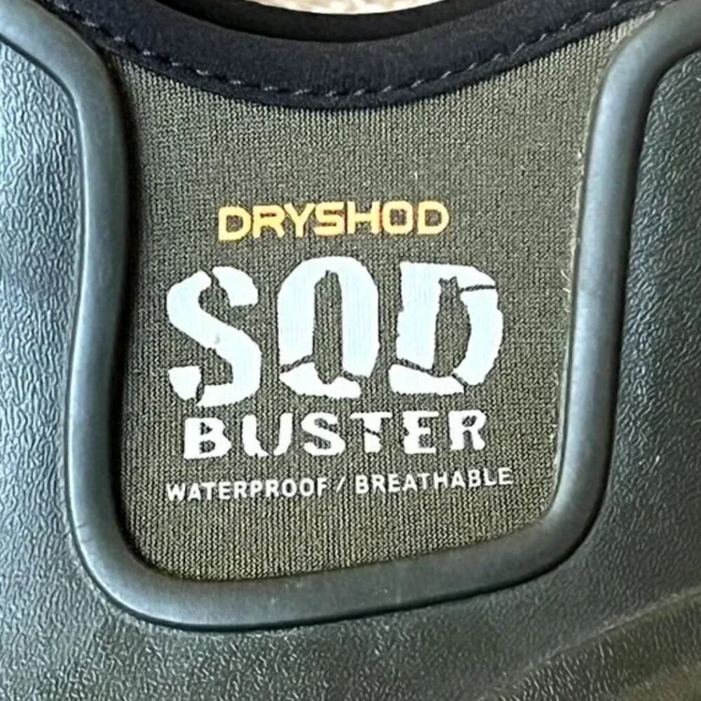 DryShod Sod Buster Waterproof Army Green Garden Work Boots Womens Size 10/10.5 - Picture 2 of 5
